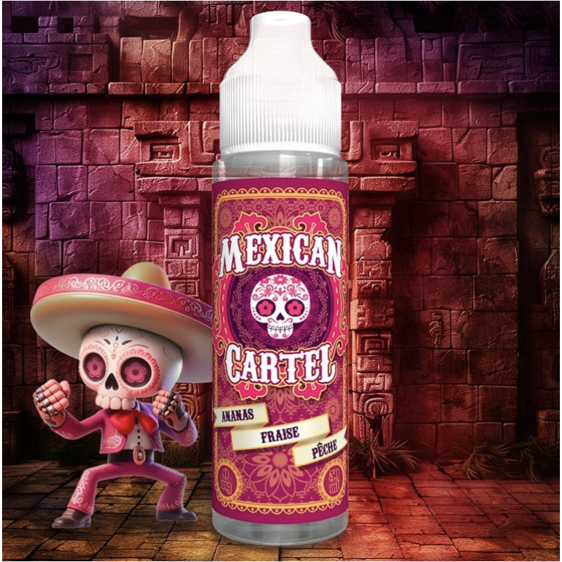 Mexican Cartel Ananas Fraise Pêche 50ml