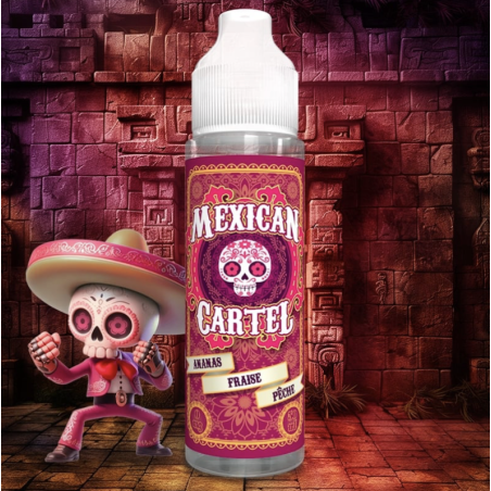 Mexican Cartel Ananas Fraise Pêche 50ml