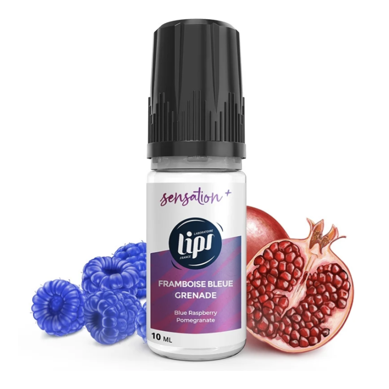Framboise bleue Grenade Sensation + Le French Liquide 10ml